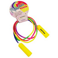 7' Yellow Handle Rainbow Colored Jump Rope (Imprint Both Handles***)